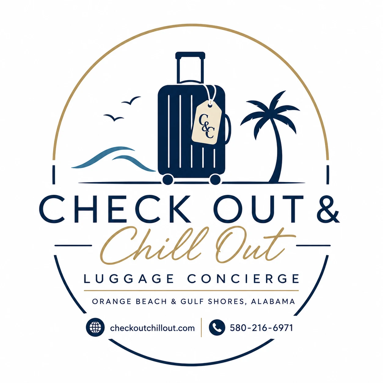 Check Out & Chill Out logo